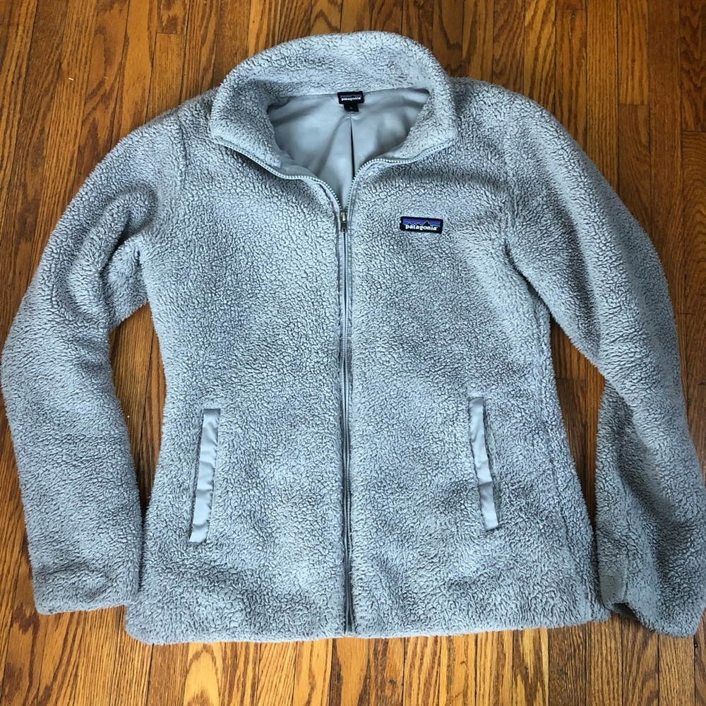 Grey Patagonia M Women’s zip up LOS GATOS